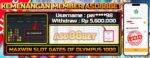 BUKTI NYATA! MEMBER ASD88BET RAIH JACKPOT GATES OF OLYMPUS 1000! 08 MAY 2025