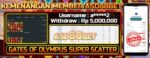 BUKTI NYATA! MEMBER ASD88BET BERHASIL MENANG DI GATES of OLYMPUS SUPER SCATTER! 03 july 2025